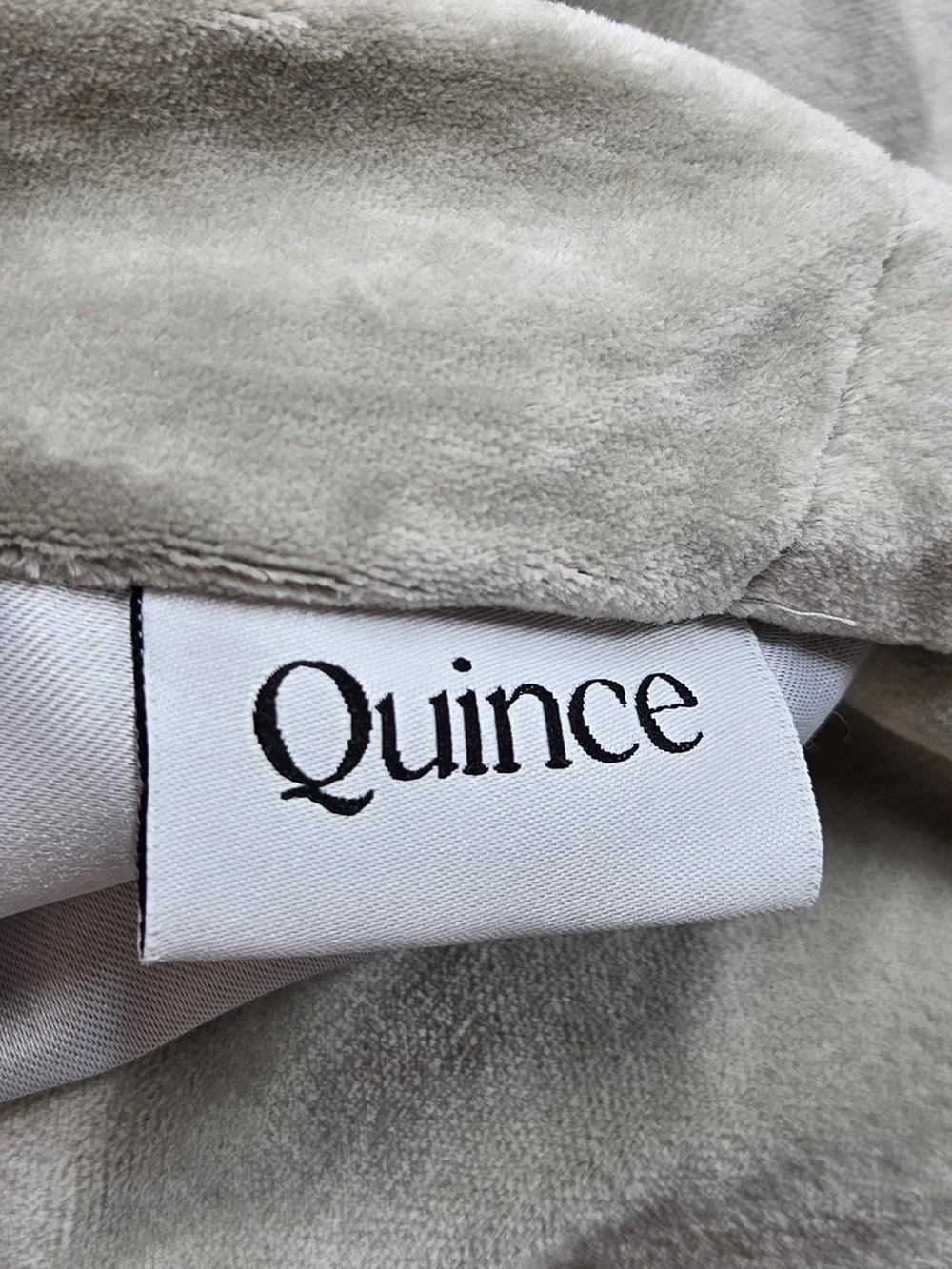 QUINCE Set Of 2 48x84 Cotton Velvet Curtains- 1 Light Filtering, 1 Blackout 9506